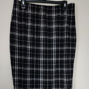 Unity Plus Size Plaid Skirt